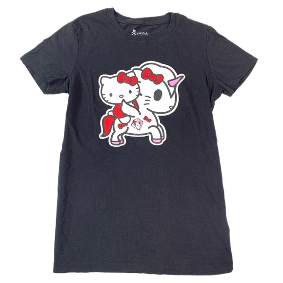 tokidoki Tops - Hello Kitty X Tokidoki Unicorno Graphic Tee Black Short Sleeve T-shirt Womens XS